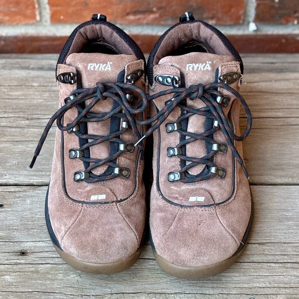 Ryka Women's Terrain Brown Suede Hiking Trail Training Boots  Sz 8.5M - Picture 2 of 7